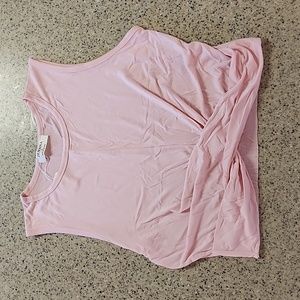 Zenana twist top crop top pink. NEW